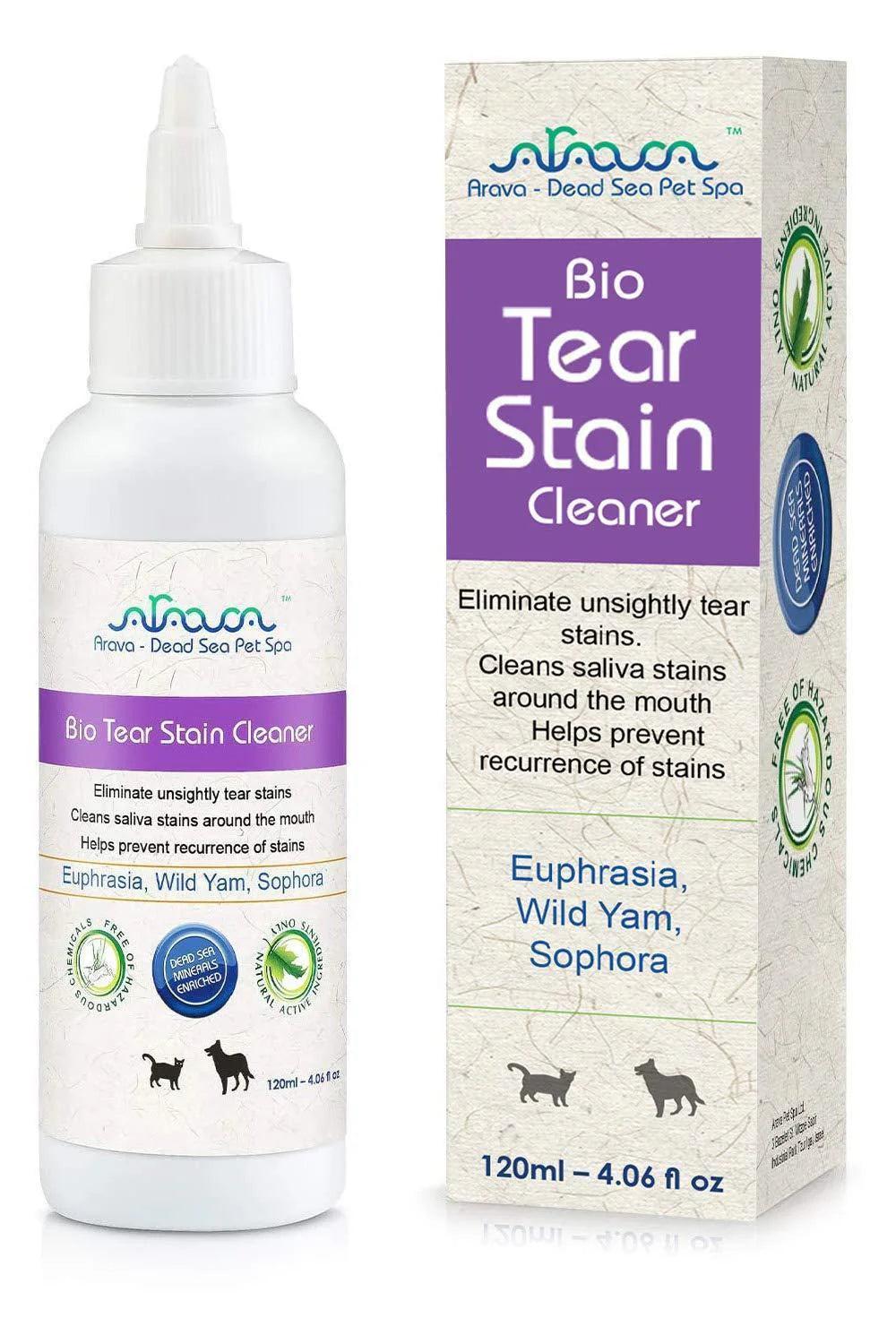 Tear Stain Remover Eye Stain Cleaner for Dogs & Cats with Natural Ingredients