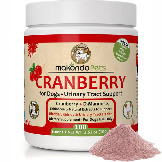 Dog Cranberry Supplement Natural Dog UTI Treatment & Kidney Support for Dogs.