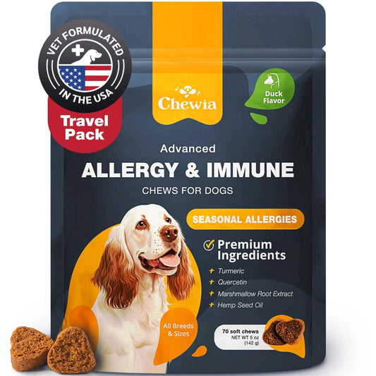 Travel Pack Seasonal Environmental Canine Allergies Support Chews Itch Relief