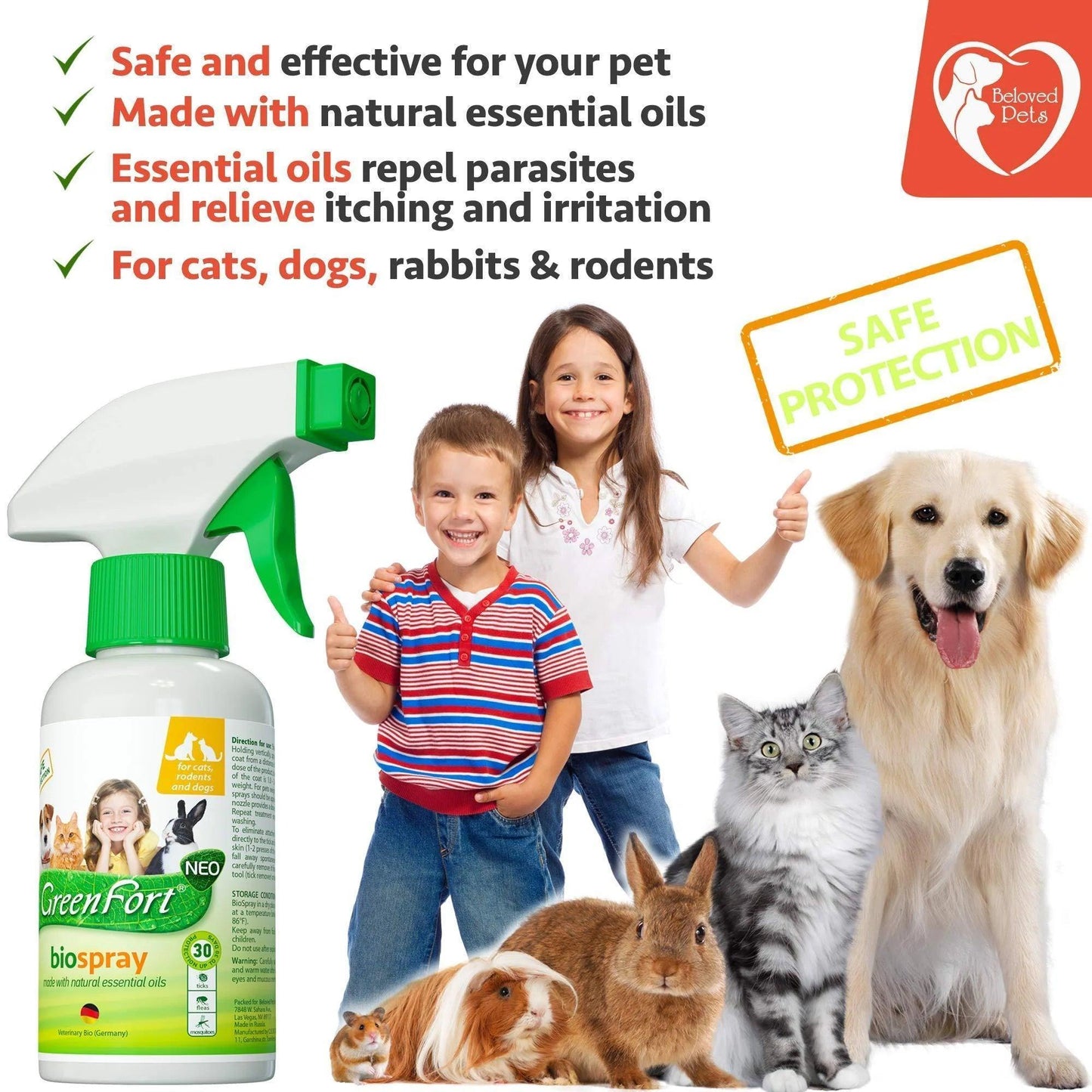 Natural Flea & Tick Home Spray for Dogs – Mosquito & Bug Repellent