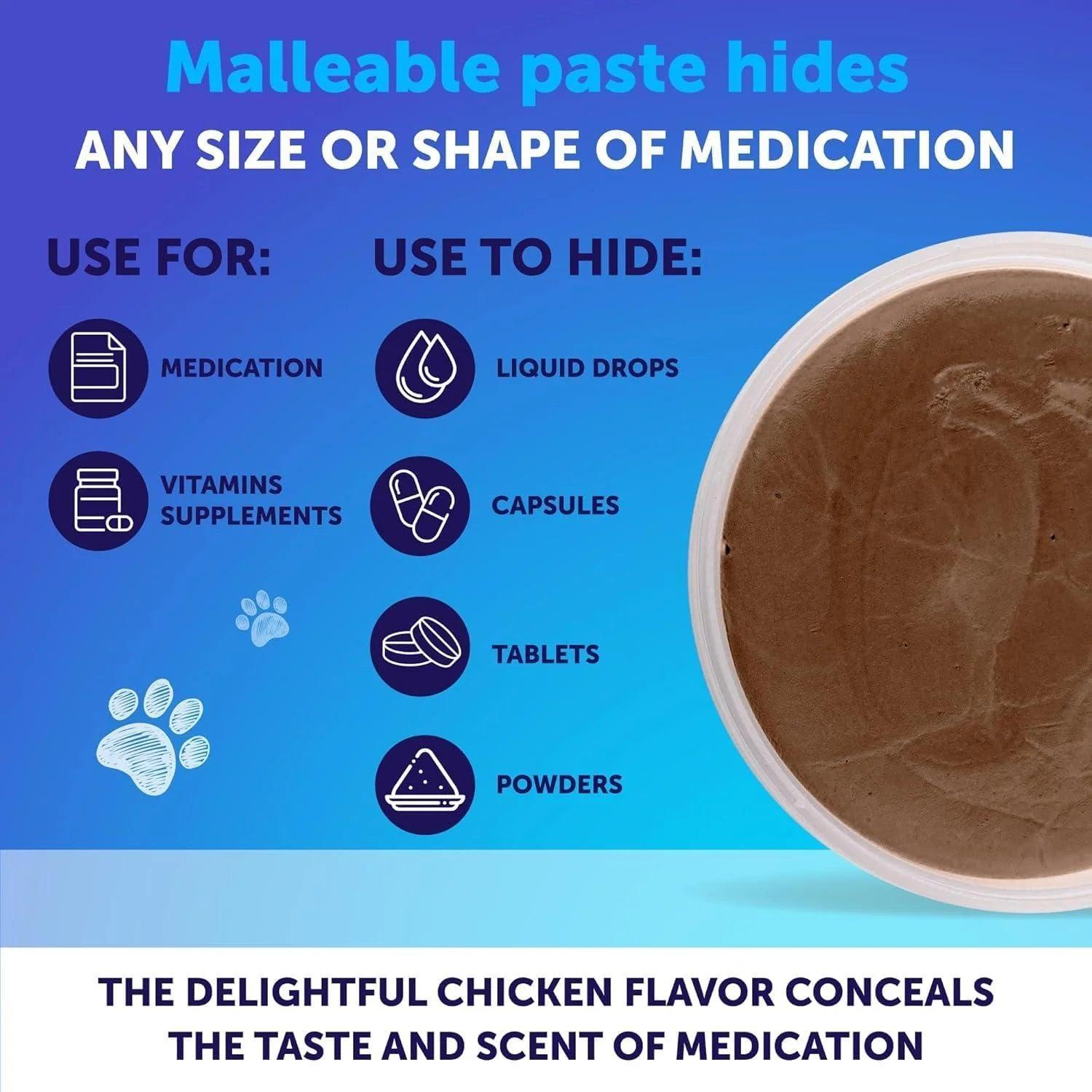 Pill Wrap for Dogs Wrap a Pill to Hide Medication Chicken Masker Treats Easy To