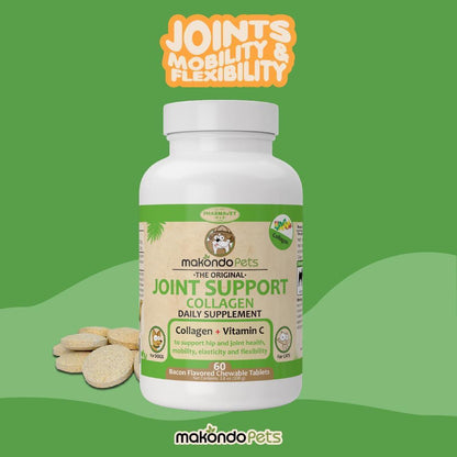 Hip and Joint Supplement for Dogs with Chondroitin, Collagen, and Turmeric