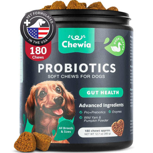 Probiotics for Dogs Soft Chews Support Gut Health & Immunity Dog Digestive