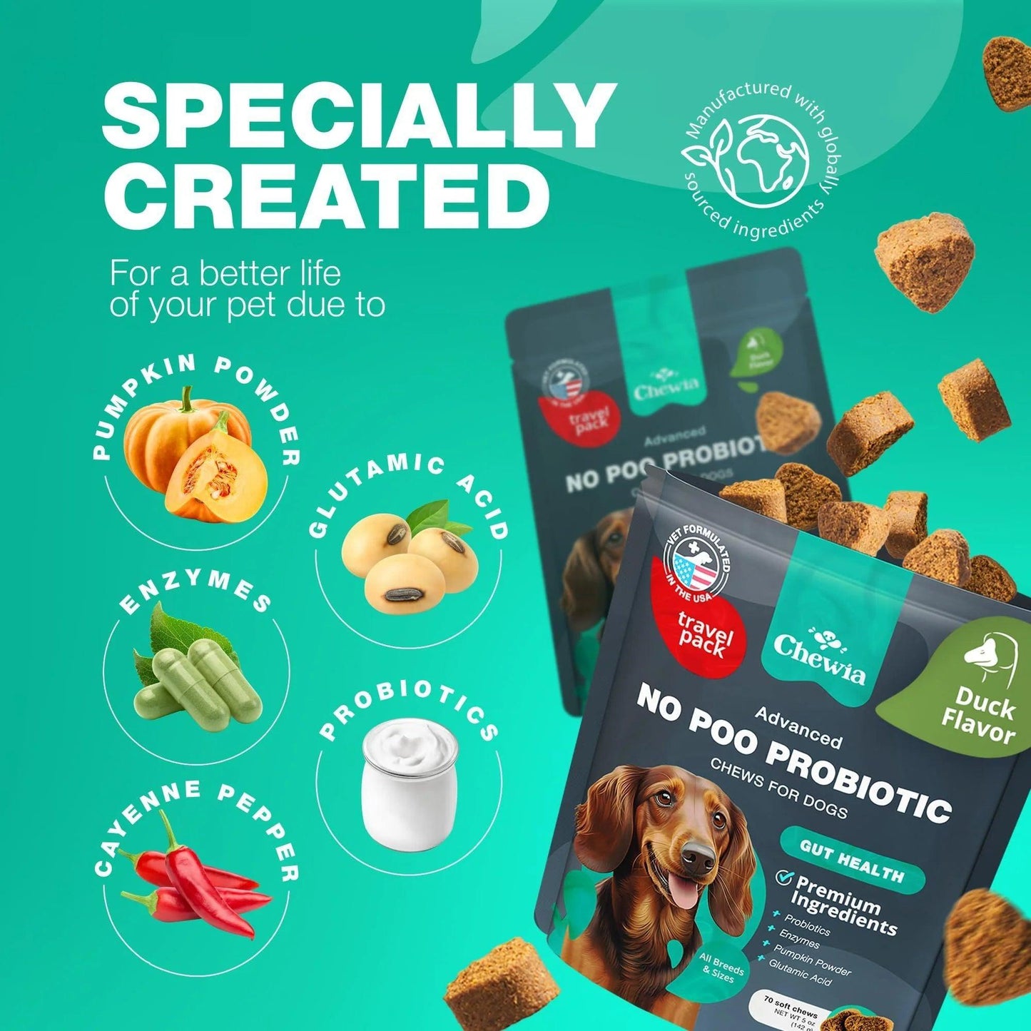 No Poo Chews for Dogs Dog Probiotics for Digestive Health