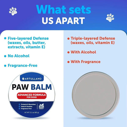 Dog Paw Balm Lick Safe Snout Soother Moisturizies Soothes Nourishes Irritated