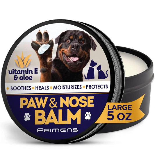 Natural Dog Paw Balm Paw Protection for Hot Pavement Lick Safe Paw Wax 5 Oz