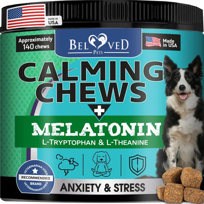 Hemp Calming Chews for Dogs Puppy Pet Separation Anxiety Relief Treats for Dog