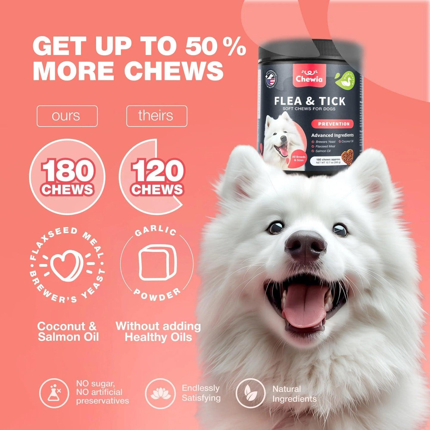 Dog Insects Treatment Chews Prevention for Dogs Natural Dog Insects Control